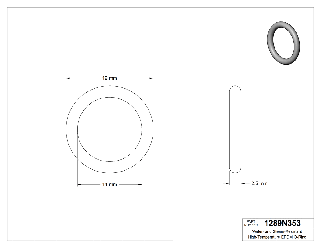 Technical drawing - 1289N353
